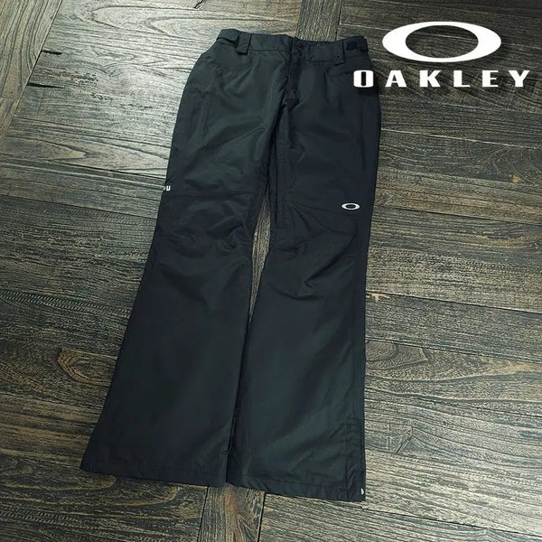 [BUNJANG] Oakley Bootcut Nylon Gorpcore Ski Pants Black / 오클리 부츠컷 나일론 고프코어 스키 팬츠 블랙 M23138