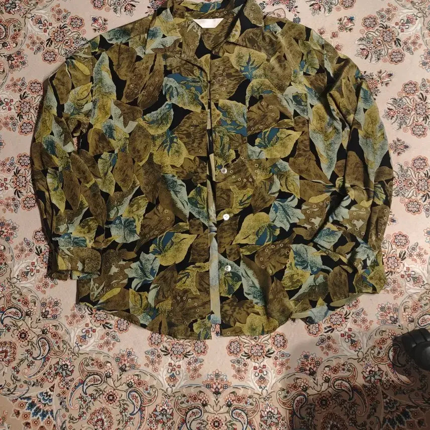 [BUNJANG] Japanese Pattern Silk Shirt / Jpn pattern silk shirts