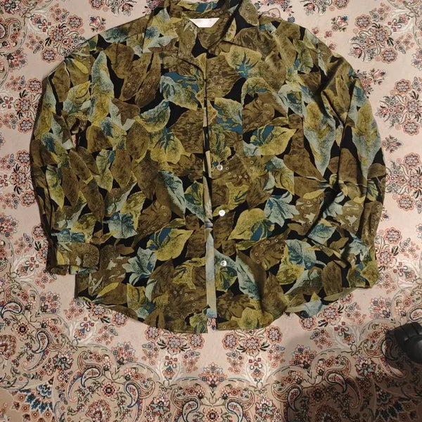 [BUNJANG] Japanese Pattern Silk Shirt / Jpn pattern silk shirts