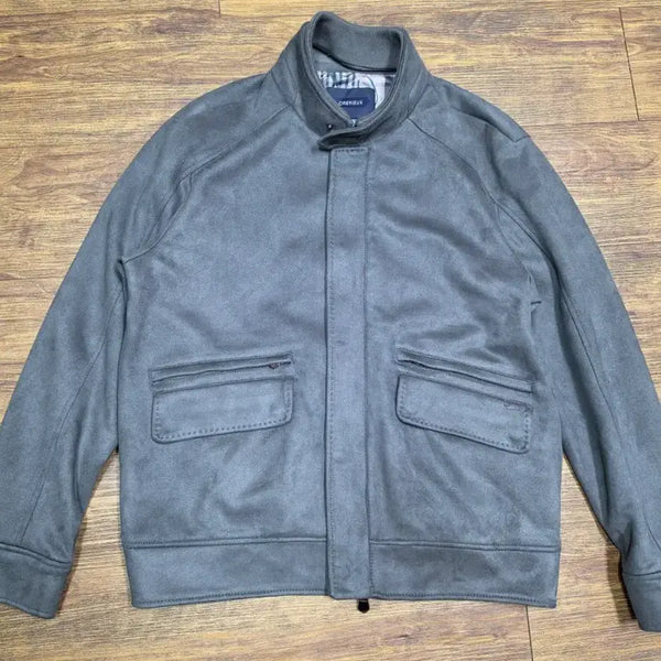 [BUNJANG] Daniel Cremieux Suede Jacket Gray Size 110 / 다니엘크레뮤 스웨이드 자켓
