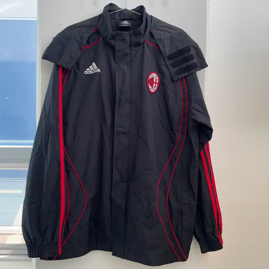 [BUNJANG] Adidas AC Milan Windbreaker Jacket / (L) 아디다스 ac밀란 바람막이 자켓