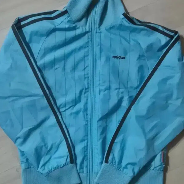 [BUNJANG] Adidas Windbreaker Wind Shell Jacket Sky Blue / 아디다스 바람막이 윈드브레이커 윈드쉘 하늘색