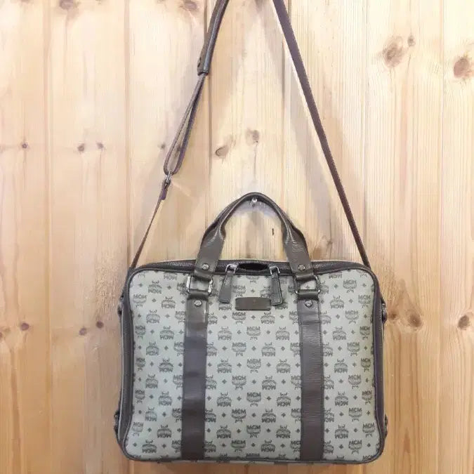 [BUNJANG] MCM Visetos Briefcase Business Bag / MCM브리프케이스 비즈니스백 (정품)