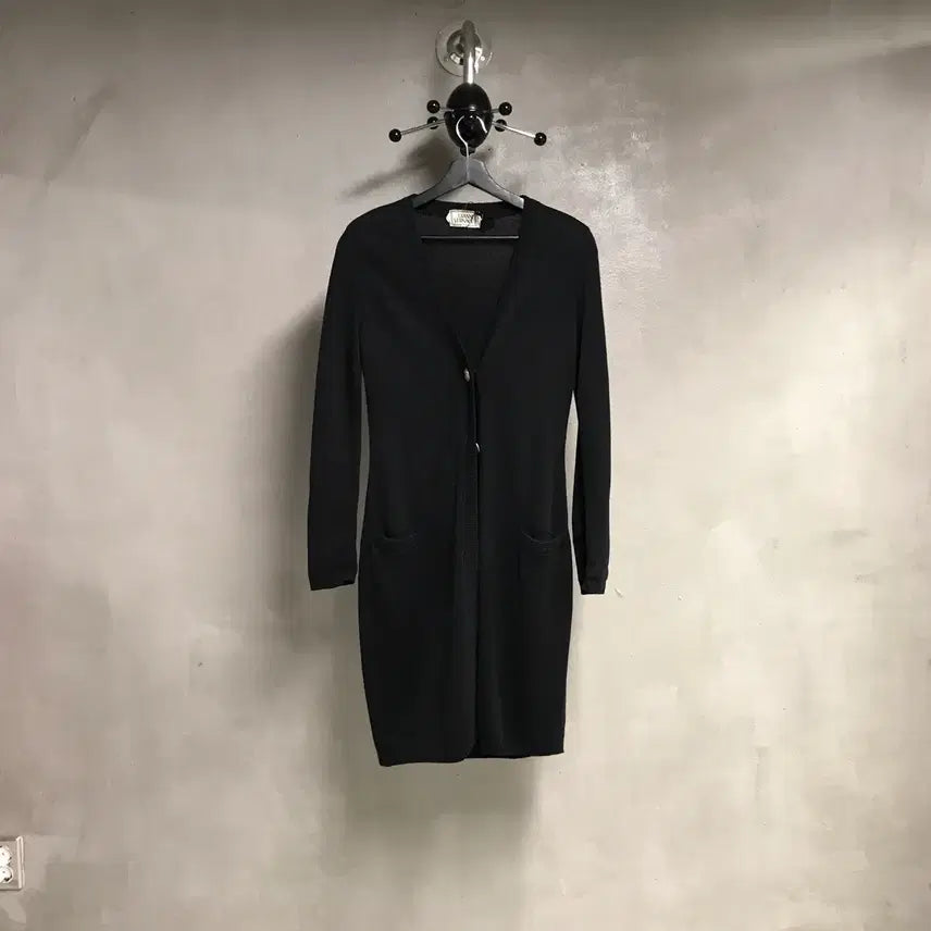 [BUNJANG] Versace Long Cardigan Black / 베르사체 롱 가디건 블랙 (W)