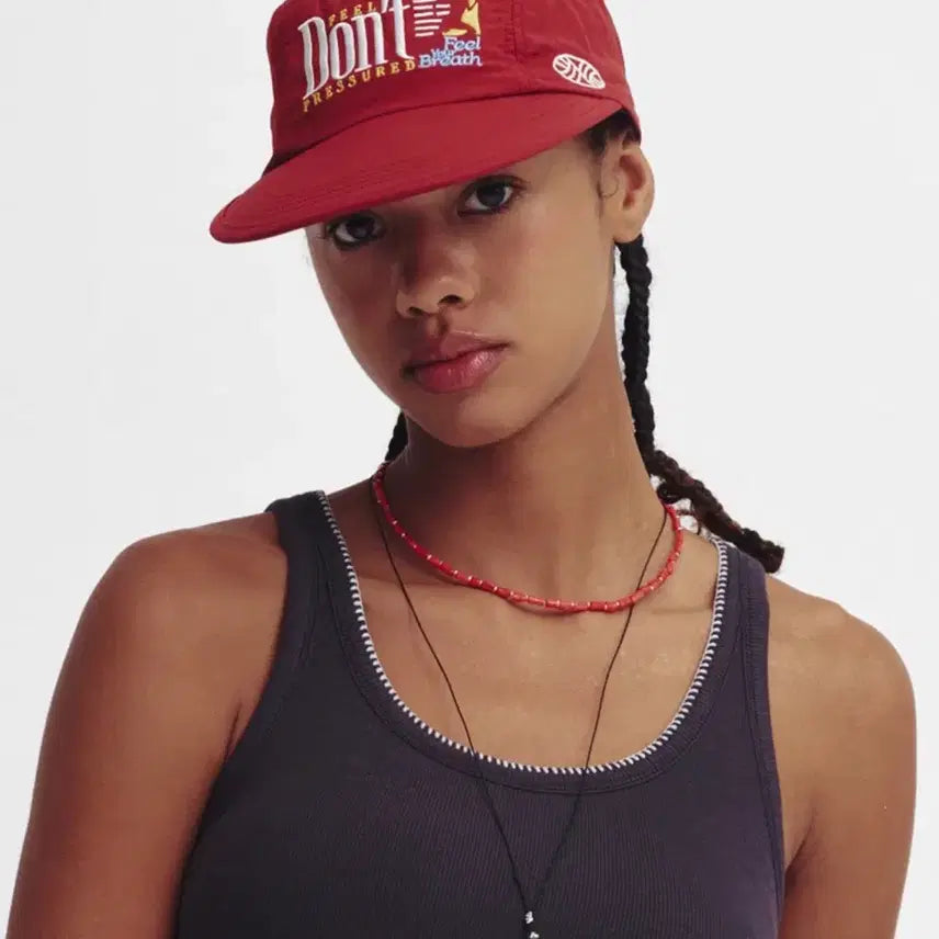 [BUNJANG] Minasu Running Cap Hat (Red) / 새상품 | 미나수 러닝 캡 모자 (레드)