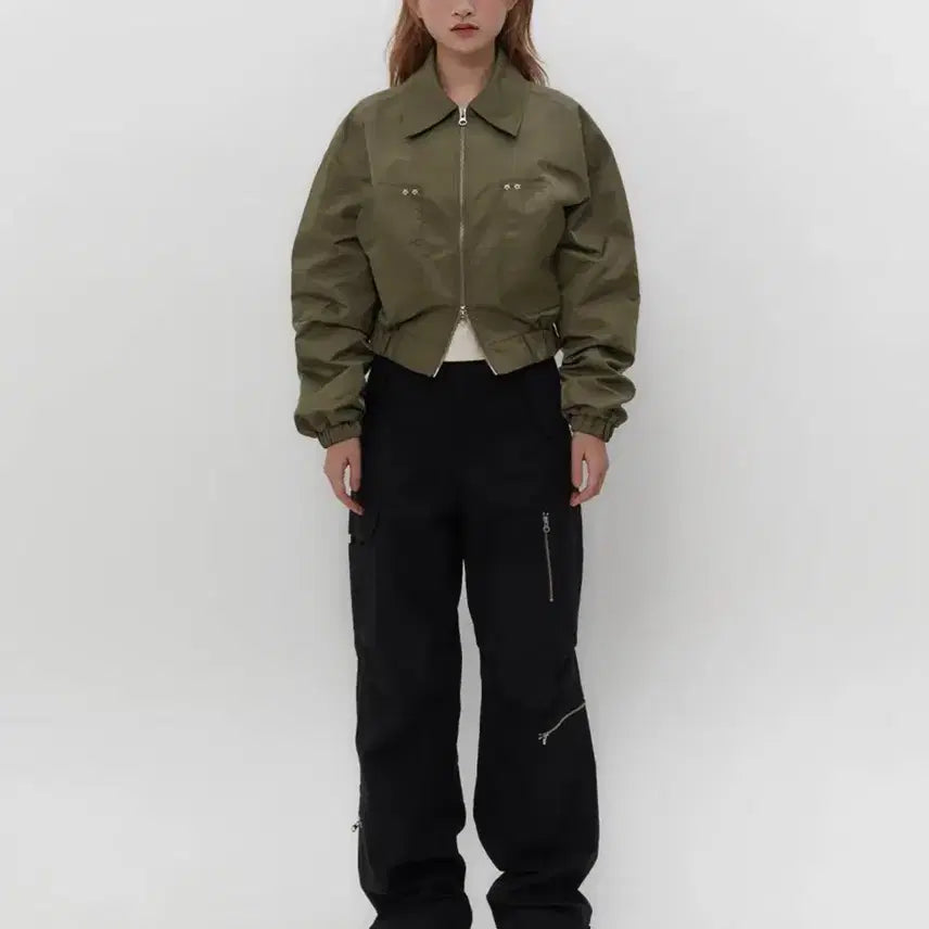 [BUNJANG] Duo Mio Bomber Jacket (Size 2) / 뚜오미오 봄버자켓 (사이즈2)