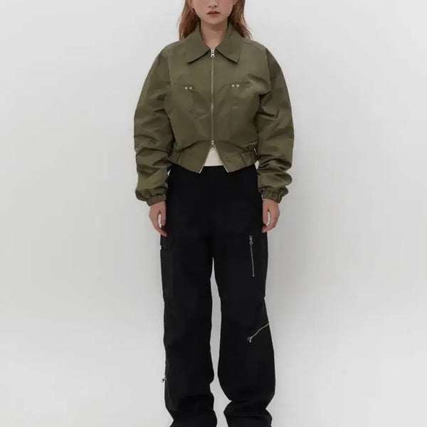 [BUNJANG] Duo Mio Bomber Jacket (Size 2) / 뚜오미오 봄버자켓 (사이즈2)