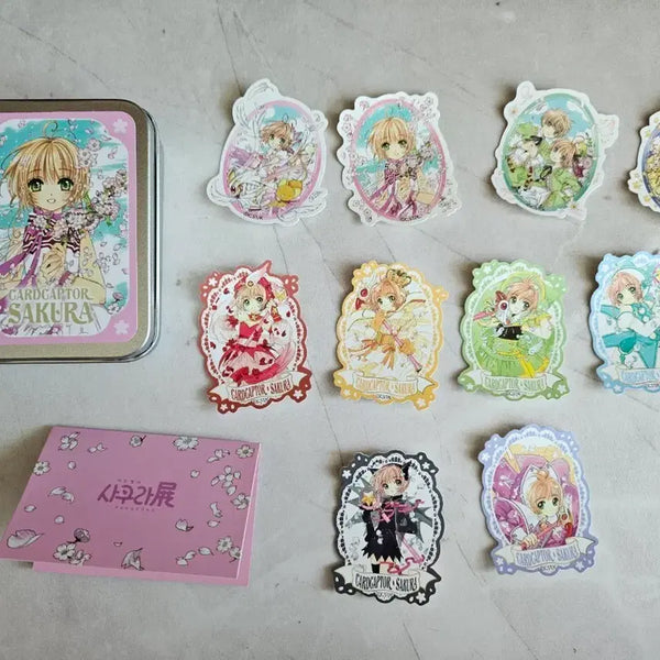 [BUNJANG] Cardcaptor Sakura Tin Case Sticker Set / 카드캡터사쿠라 틴케이스 스티커 세트