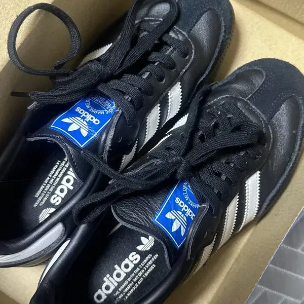 [BUNJANG] Adidas Samba Black Sneakers / 아디다스 삼바 블랙 스니커즈