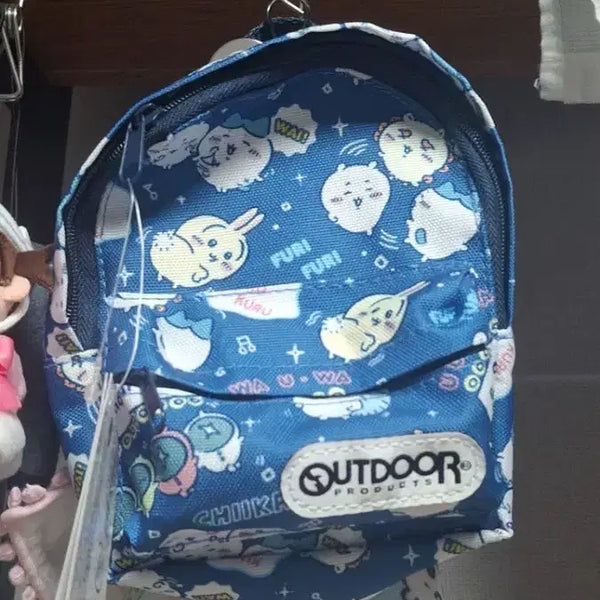[BUNJANG] Chiikawa Usagi Hachware Backpack Pouch / 치이카와 우사기 하치와레 책가방형 극장판 특전 티켓과 비슷한 분위기 파우치