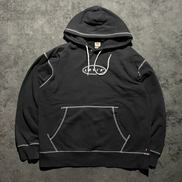 [BUNJANG] Levi's Oval Logo Hoodie / 리바이스 타원로고 후드티