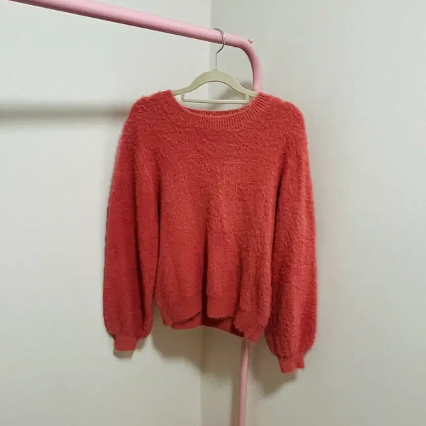 [BUNJANG] Round Neck Knit Sweater / 라운드넥니트