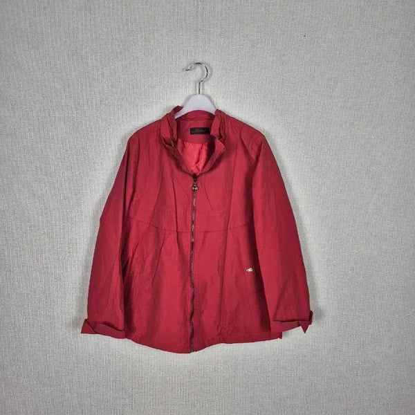 [BUNJANG] Burgundy Red Double-Lined Windbreaker Jumper / (#77추천)버건디레드 이중안감 바람막이 점퍼