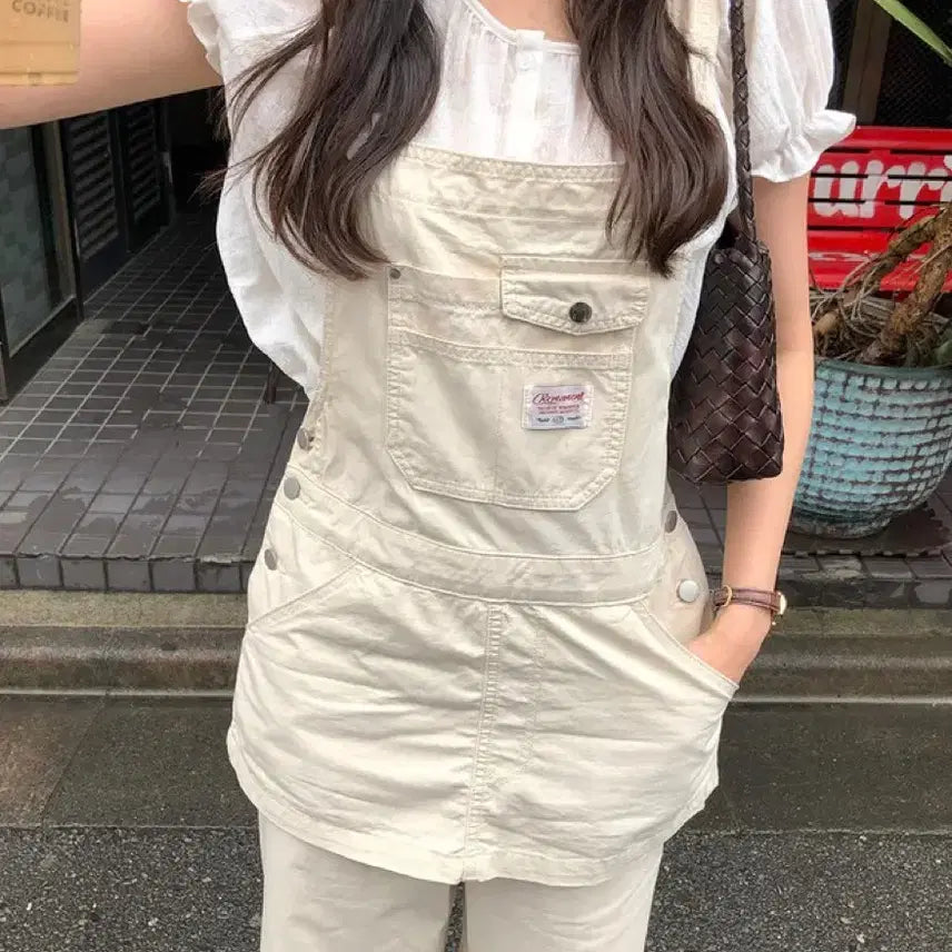 [BUNJANG] Ordinarment Kels Layered Overalls Pants / (하루특가) 오디너리먼트 made 켈스 레이어드 오버롤팬츠 멜빵바지