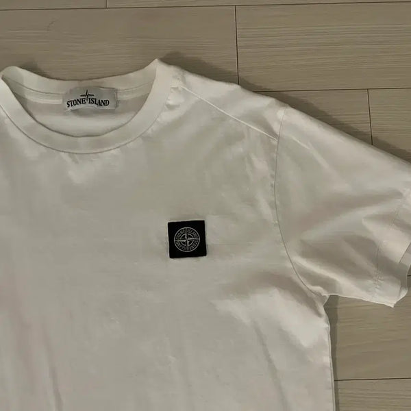 [BUNJANG] Stone Island Logo Patch T-Shirt / 스톤아일랜드 반팔티 착용샷있음