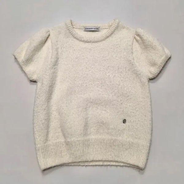[BUNJANG] Somewhere Better Emma Half Puff Knit - Cream / 썸웨어버터 Emma Half Puff Knit - Cream