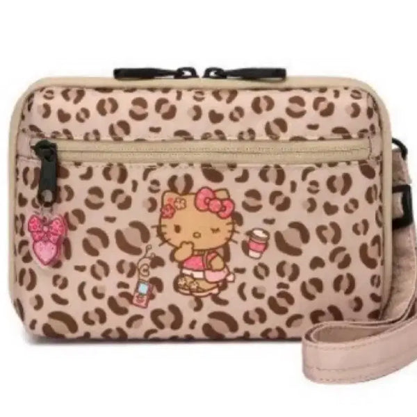 [BUNJANG] Hello Kitty Brandon Safe Plus Wallet Bag Leopard (Sealed) / (미개봉) 올리브영 헬로키티 브랜든 세이프 플러스 월렛백 레오파드