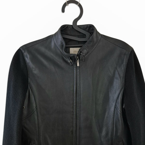 [BUNJANG] PING Vintage Leather Jacket Women's / 핑PING 빈티지 가죽자켓 여성