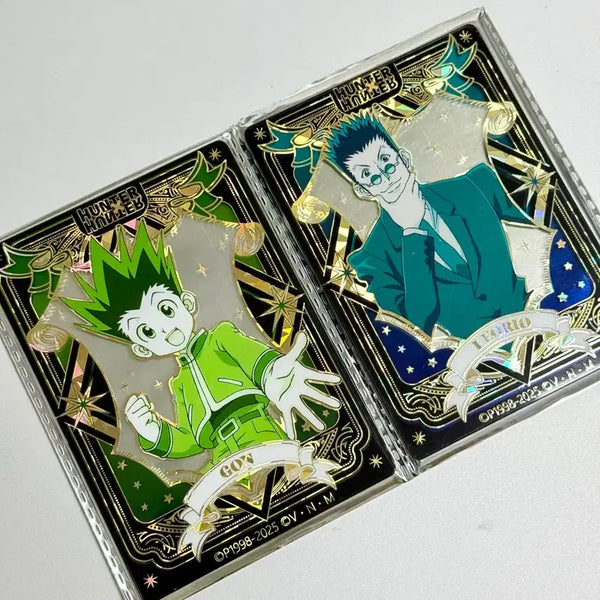 [BUNJANG] Hunter x Hunter Acrylic Status Card Gon & Leorio Bundle Set / 헌터헌터 아크릴 스테이터스 카드 곤 레오리오 일괄 레어