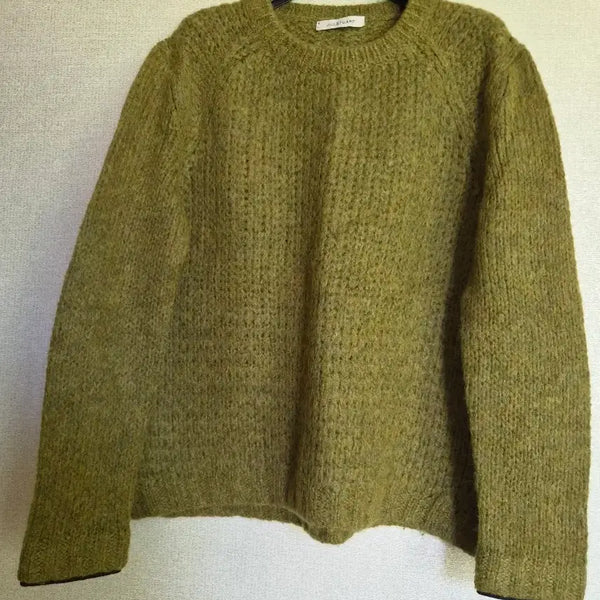 [BUNJANG] Jill Stuart Olive Green Knit Sweater / 질스튜어트 니트 올리브 그린
