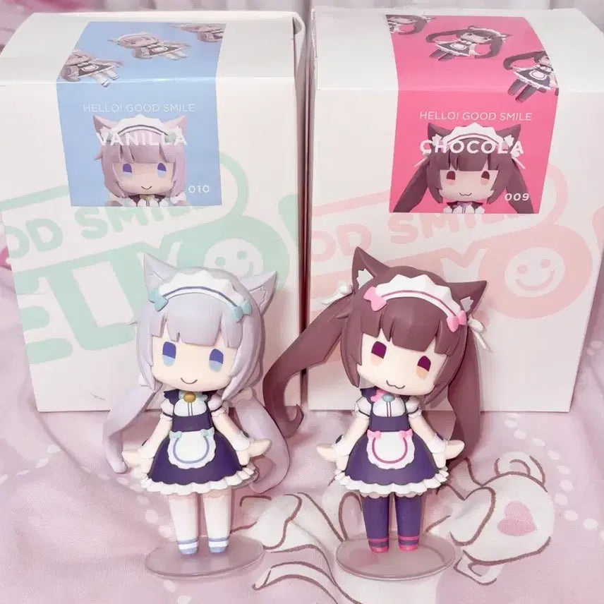 [BUNJANG] Nekopara Hello Good Smile Chocolat & Vanilla Figures (Bundle Set) / 택포 6) 네코파라 헬로 굿스마일 쇼콜라 바닐라 피규어