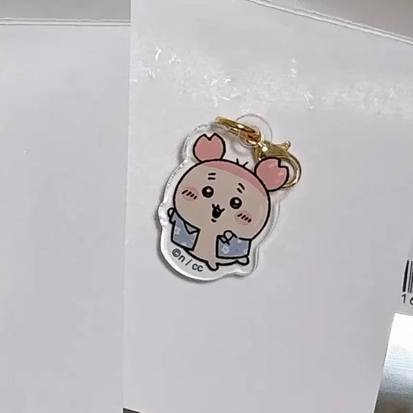 [BUNJANG] Chiikawa Trading Mini Acrylic Charm Keychain / 치이카와 먼작귀 트레이딩 미니 아크릴 참 카니 시사의 기념품 가게 키링