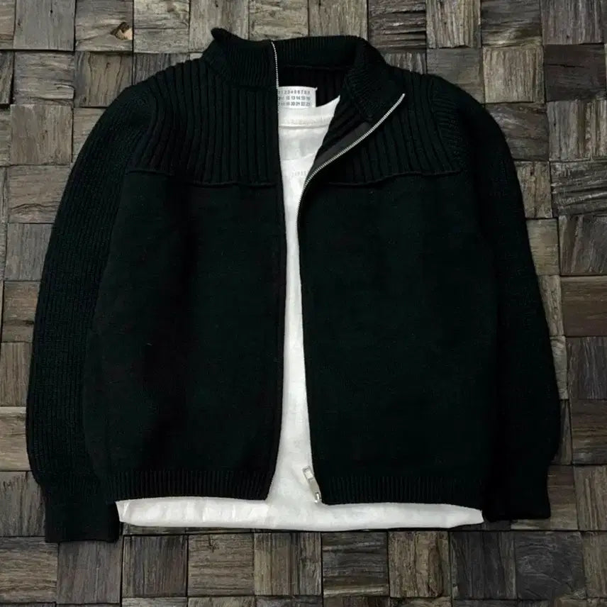[BUNJANG] Maison Margiela Cropped Zip-Up Knit / 마르지엘라 크롭 니트 집업
