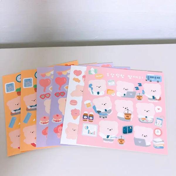 [BUNJANG] Chestnut Sticker Set / 밤토리 스티커