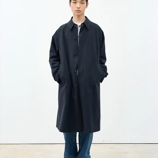 [BUNJANG] Afterpray Stellan Plus Coat Navy / 애프터프레이 스텔란 플러스 코트 네이비 / M