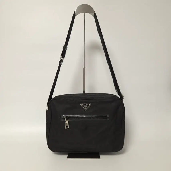 [BUNJANG] Prada Black Nylon Crossbody Bag / 프라다 블랙 나일론 크로스백