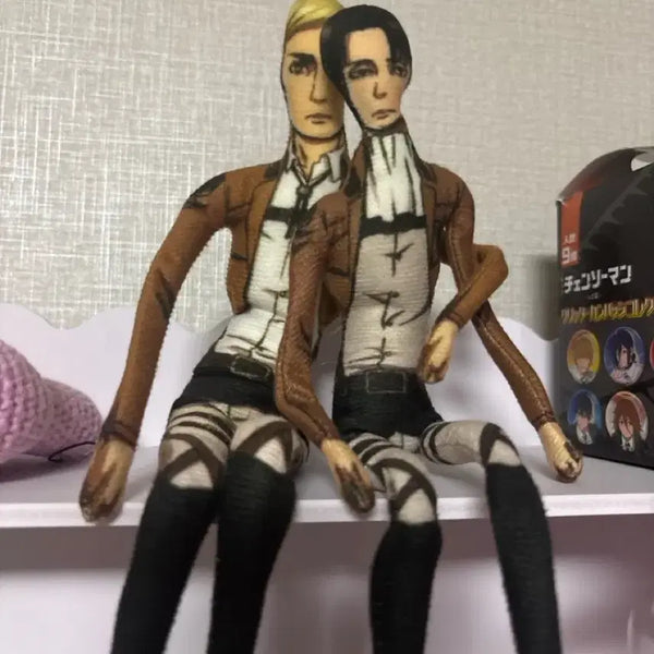 [BUNJANG] Elvin Levi Couple Doll Set / 엘빈 리바이 부부 세트 인형