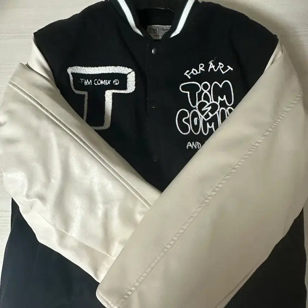 [BUNJANG] Team Comics Varsity Jacket / 팀코믹스 바시티