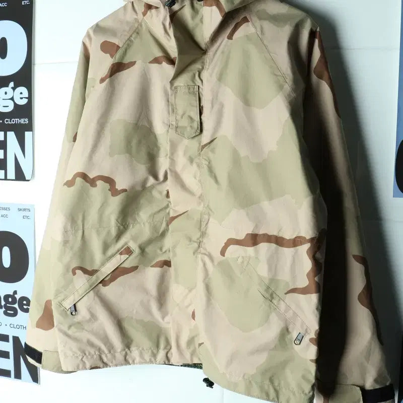 [BUNJANG] Loghouse Zip-up Windbreaker Jacket / (M-2XL) 로그하우스 디자이닝 집업 바람막이 점퍼자켓-H40373