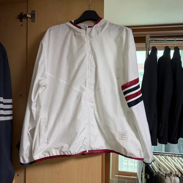 [BUNJANG] Thom Browne Ripstop Jacket White / 톰브라운 립스탑 4