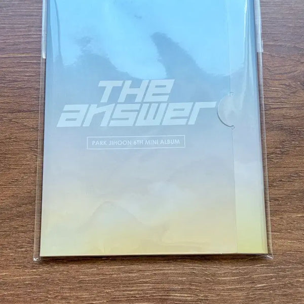[BUNJANG] Park Ji Hoon Platform D-Answer Mini Size Album (Sealed) / (미개봉) 박지훈 플랫폼  디앤서 미니사이즈 앨범