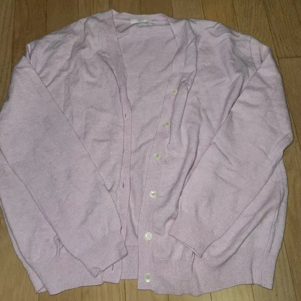 [BUNJANG] Lavender Cardigan Size 66 / 연보라색 가디건 66사이즈입니다