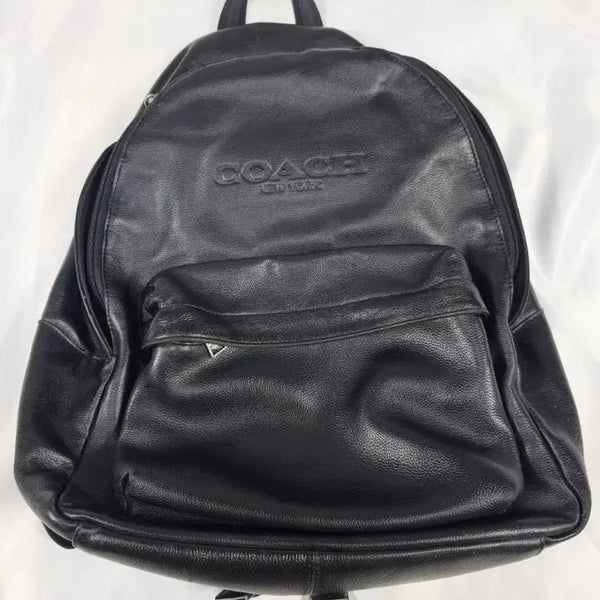 [BUNJANG] Coach Charles Leather Backpack / 코치찰스레더백팩