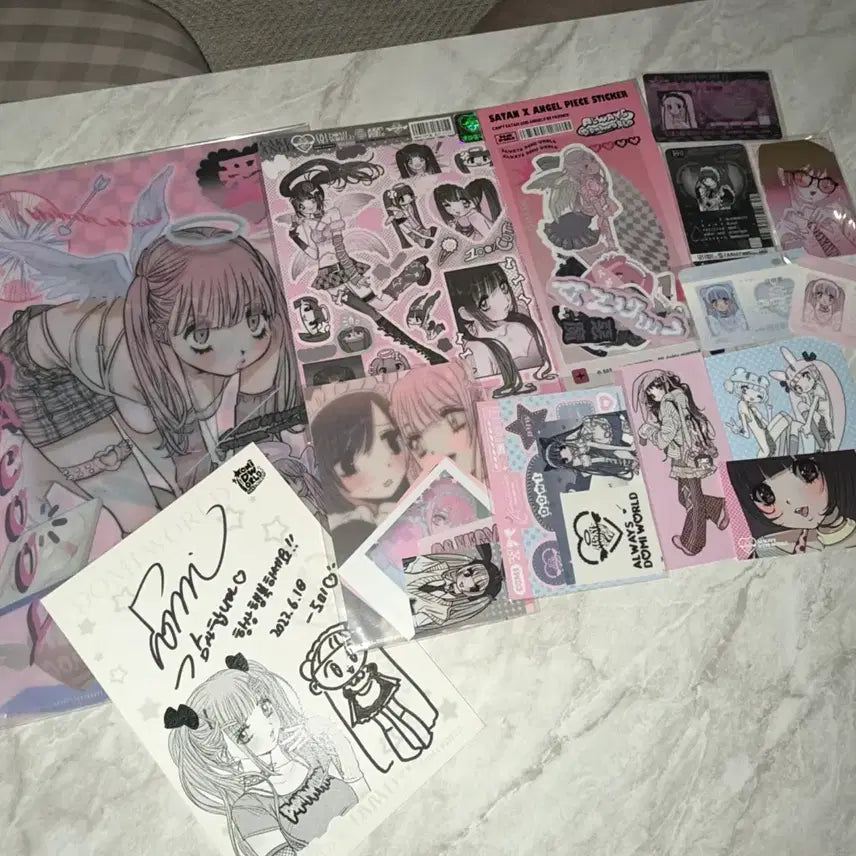 [BUNJANG] Domiworld Sticker Goods Bundle Set / 도미월드 스티커 굿즈 일괄