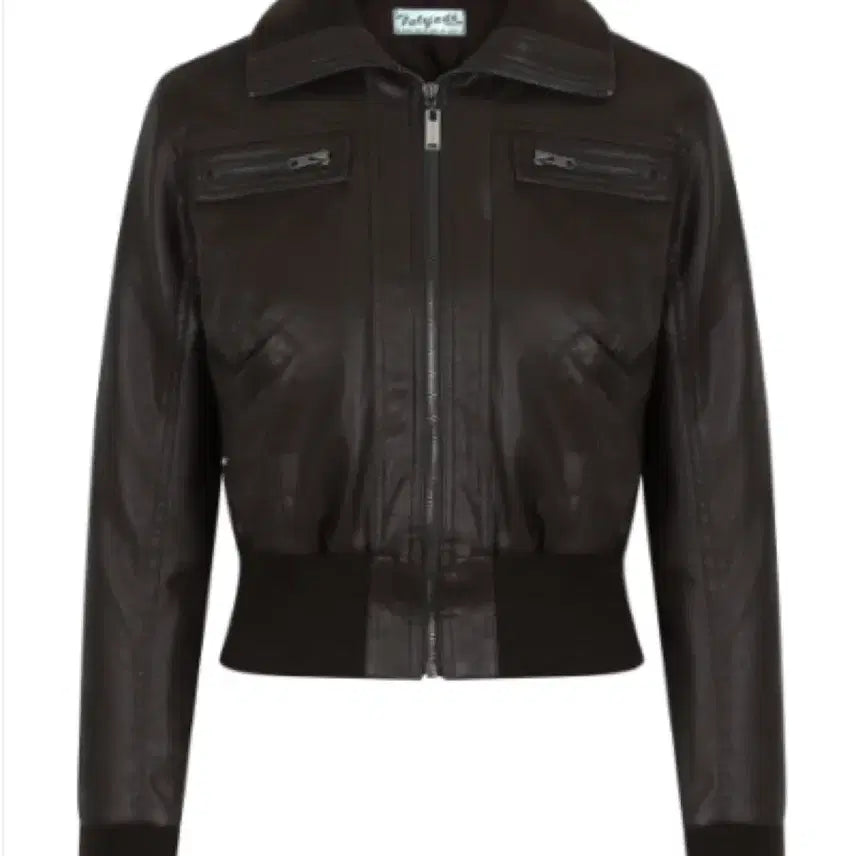 [BUNJANG] Fadedintoblue Padded Crop Bomber Jumper Brown / 페일제이드 Padded Crop Bomber Jumper 브라운 봄버 점퍼