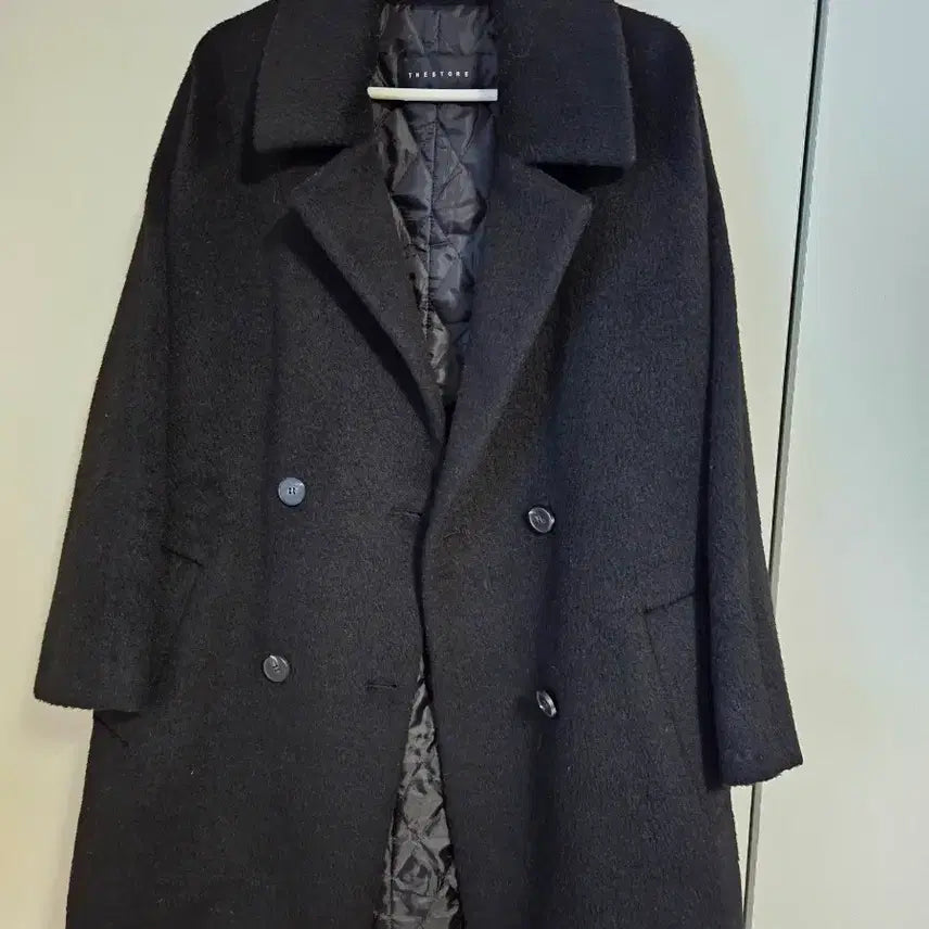 [BUNJANG] The Store Alpaca Coat Black / 더스토어 코트 블랙