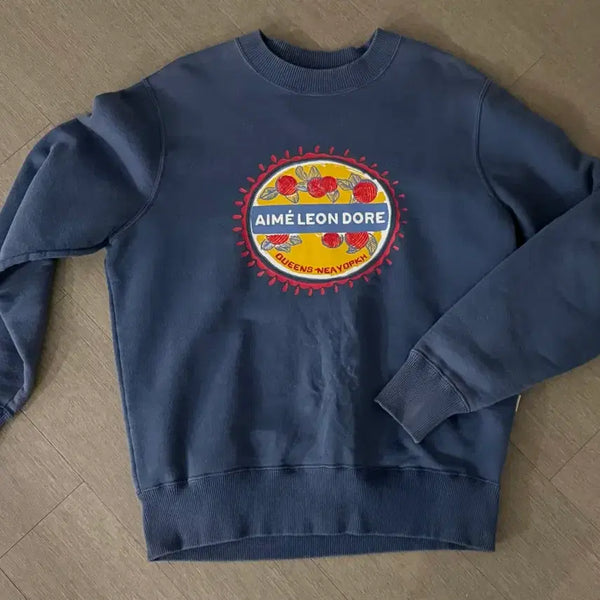 [BUNJANG] Aim Leon Dore Navy Sweatshirt / 에임레온도르 맨투맨 네이비 팝니다!
