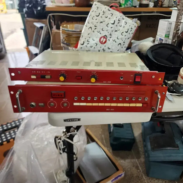 [BUNJANG] Vintage Emergency Broadcast Amplifier (Receiver Linked) / 근현대사 빈티지 비상방송 앰프(수신기 연동형 방송장비)비상 방송용 앰프