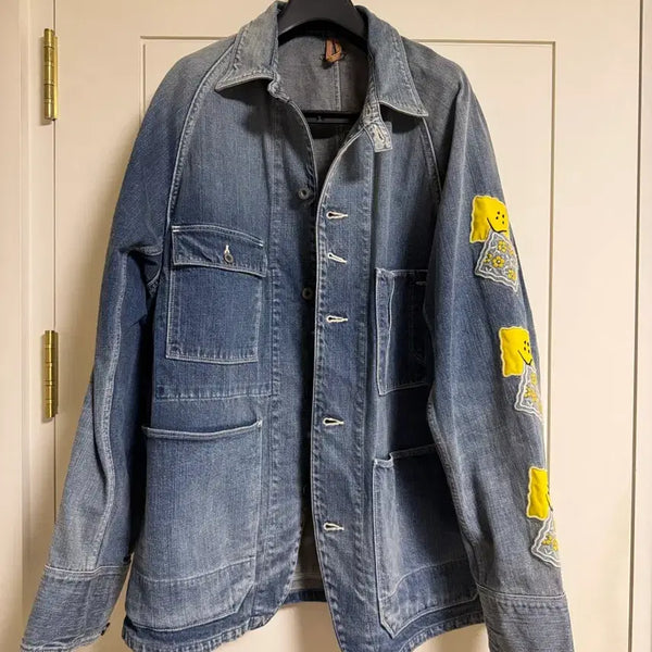[BUNJANG] Capital Cactus Coverall Jacket Patch Size 5 / 캐피탈 캑터스 커버올 자켓 패치 5 사이즈