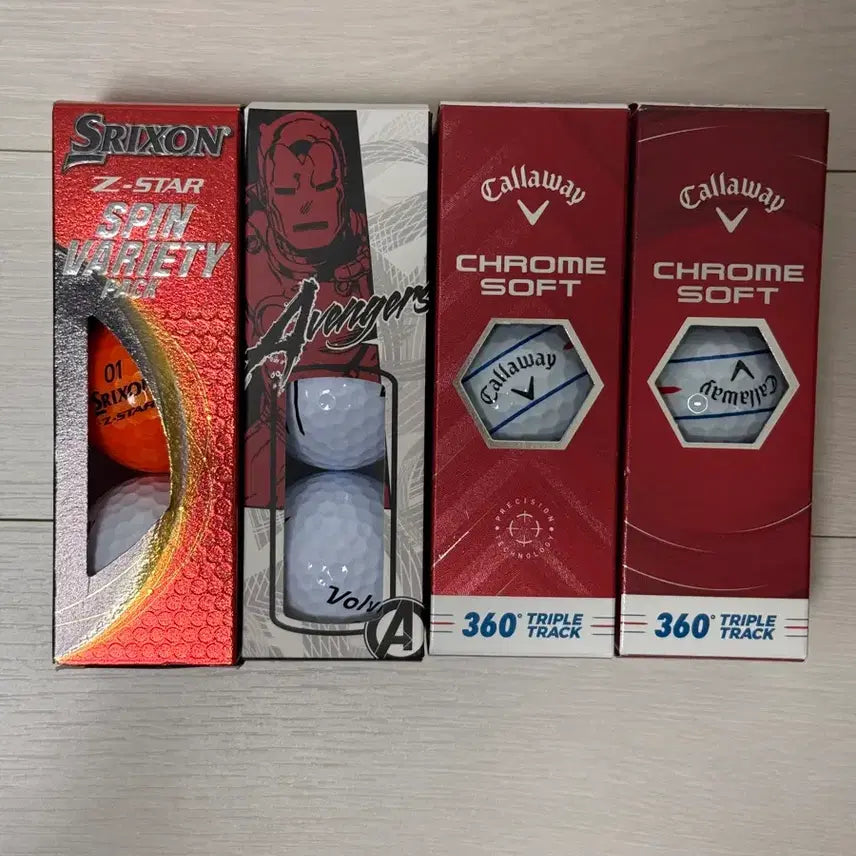 [BUNJANG] Callaway, Srixon, Volvik Golf Balls Bundle Set / 캘러웨이, 스릭슨, 볼빅 골프공 일괄