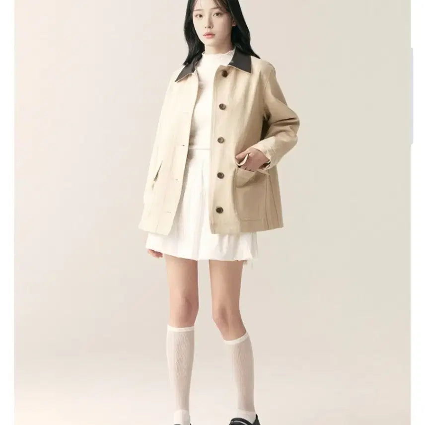 [BUNJANG] Roem Cotton Work Jacket / 로엠 고급스런 코튼 워크자켓
