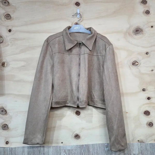 [BUNJANG] Women's Suede Jacket / 1156) 여성 스웨이드 자켓
