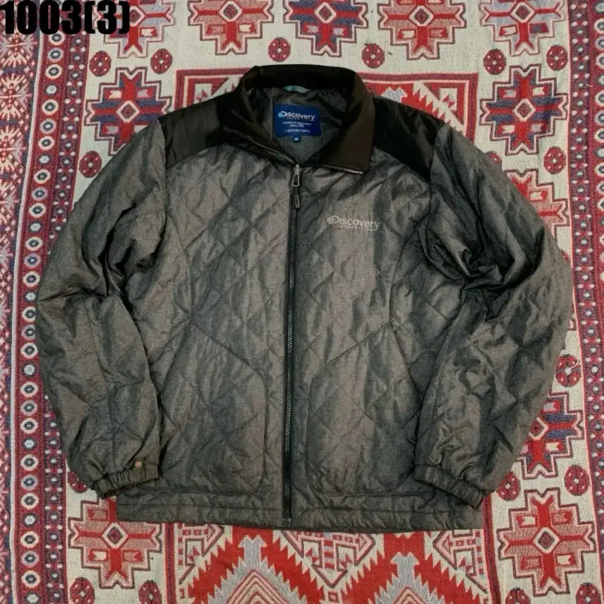 [BUNJANG] Discovery Quilting Jacket Grey / 디스커버리 퀄팅 자켓 그레이 95 1003