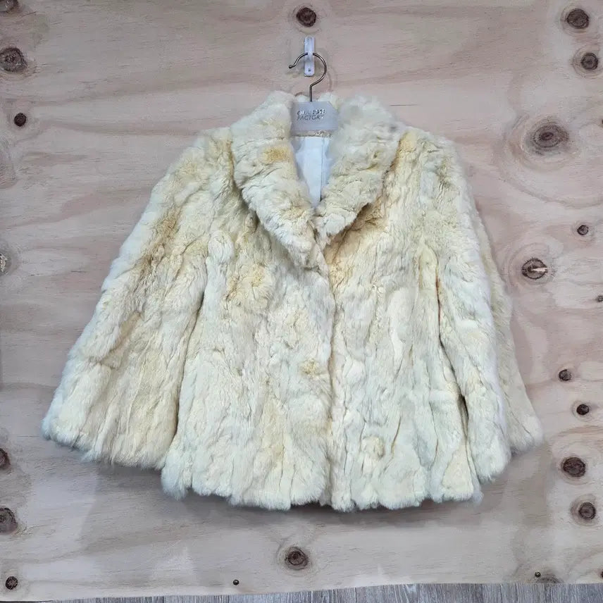 [BUNJANG] Women's Fur Short Jacket / 1311) 여성 퍼 숏자켓