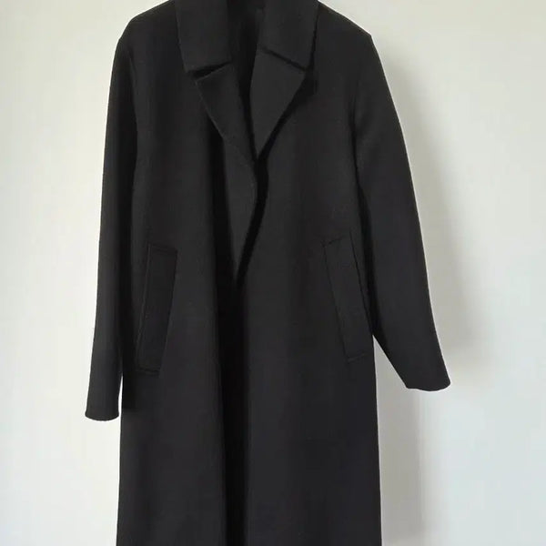 [BUNJANG] Solid Homme Handmade Robe Coat Black Size 48 / 솔리드옴므 로브 코트 블랙 48