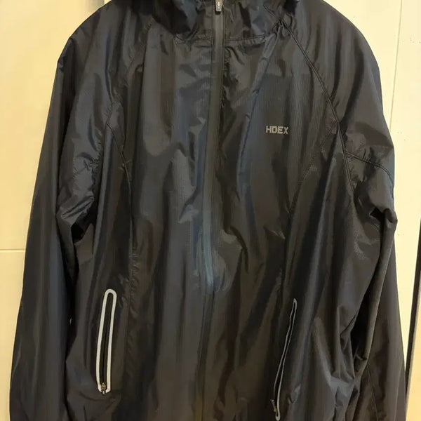 [BUNJANG] HDEX Windbreaker Jumper Black / HDEX 바람막이 점퍼 블랙